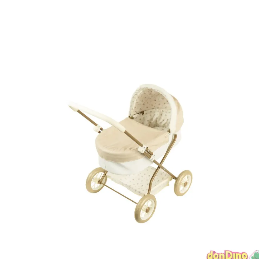 Coche capota reborn de paris 2 en 1 37x56x56 cm. altura manillar 55 cm. - plegable