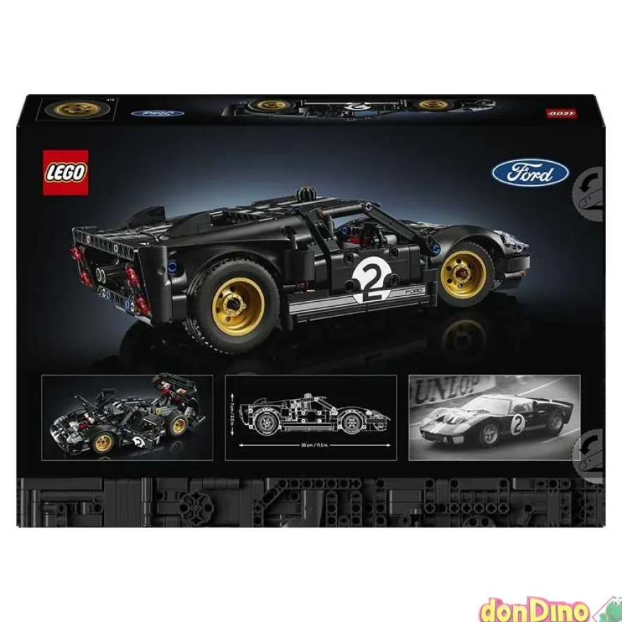 Coche carreras ford gt40 mkii 1966 lego technic - 793 pzas.