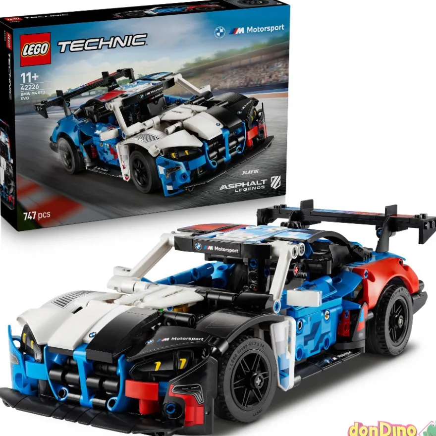 Coche de carreras bmw m4 gt3 evo lego technic 747 pzas.