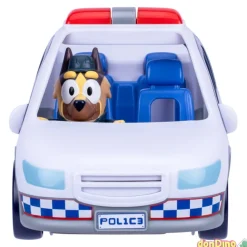 Coche de policia de bluey luz y sonido
