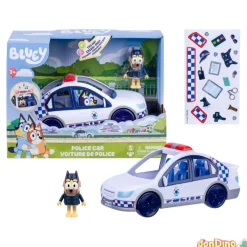 Coche de policia de bluey luz y sonido