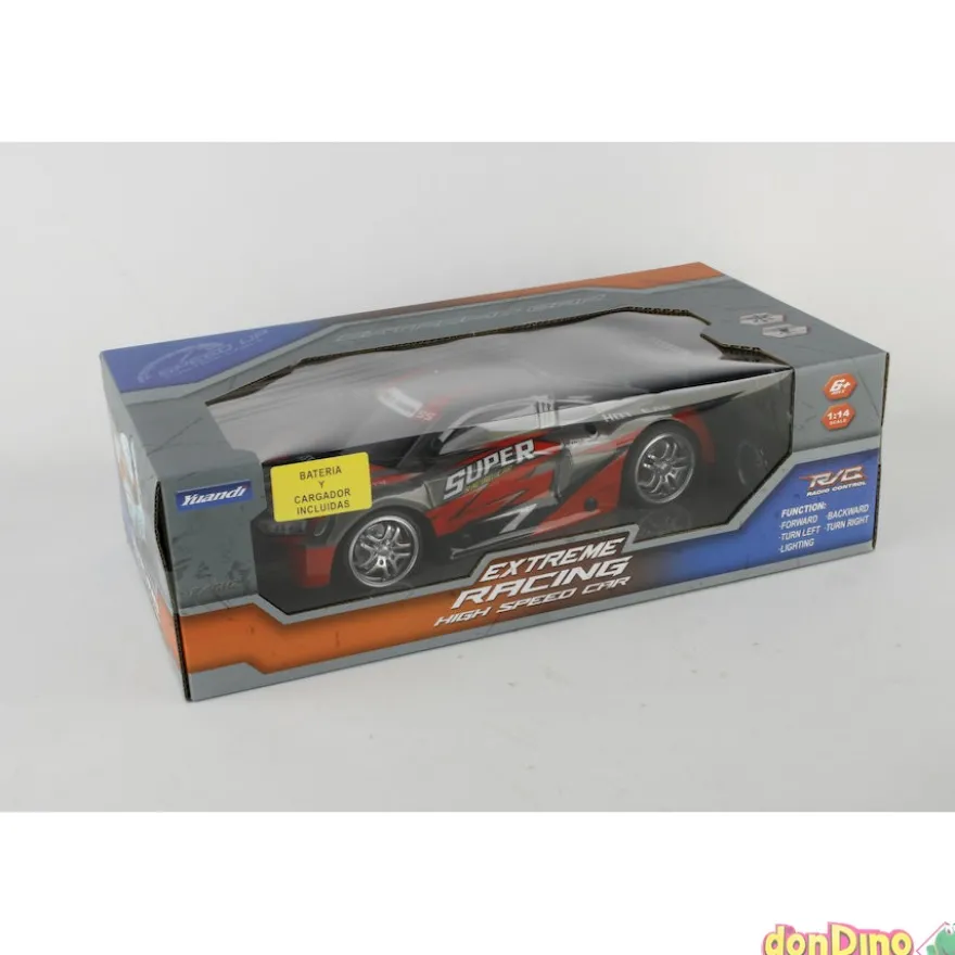 Coche deportivo r/c 1:14 surtidos batería y cargador - con luz