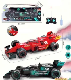 Coche formula 1 spray r/c 1:18 c/luz