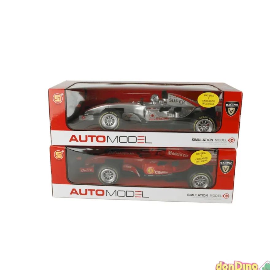 Coche f1 r/c 1:12 bat+carg.2-col. luz y sonido