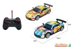Coche graffiti r/c 1:22 luz led surtidos