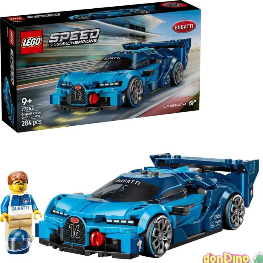 Coche hiperdeportivo bugatti vision lego speed champions 284 pzas.