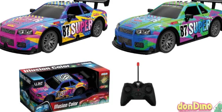 Coche illusion color r/c surtidos