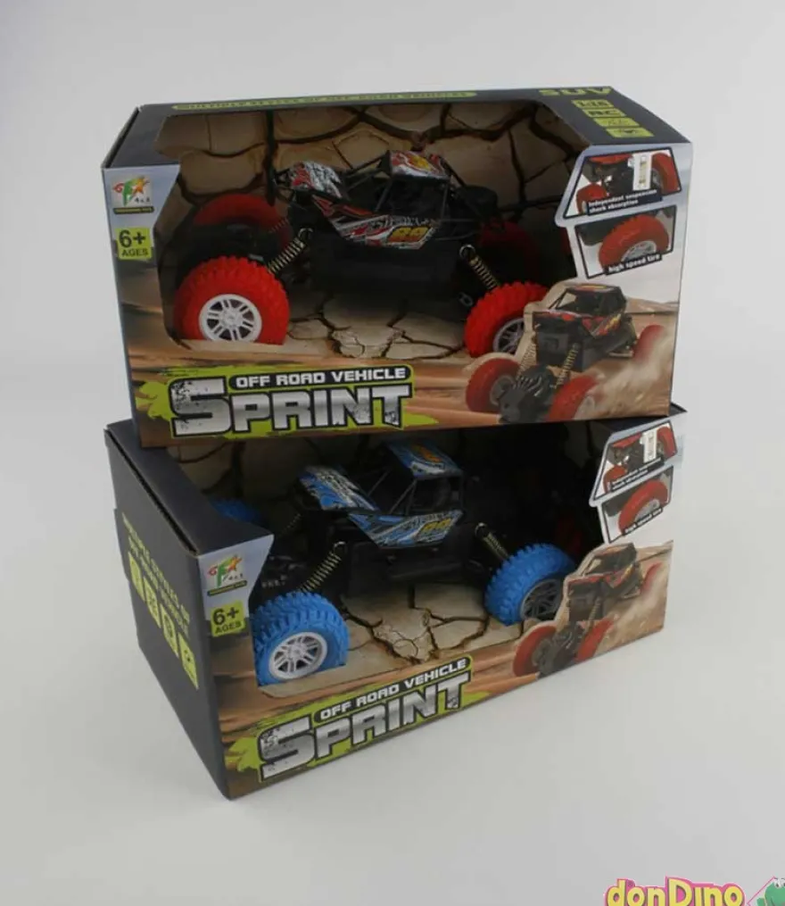 Coche off road sprint r/c 1:16 c/luz