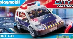 Coche policia playmobil city action 35 pzas. - c/luz y sonido