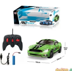 Coche pro r/c 1:14 con luz batería y cargador