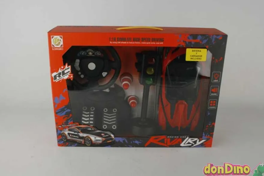 Coche r/c volante + semaforo 1:16 luz y sonido - 4 canales