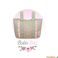 Coche reborn botanic con sombrilla y bolso - plegable - 105x90x40 cm.