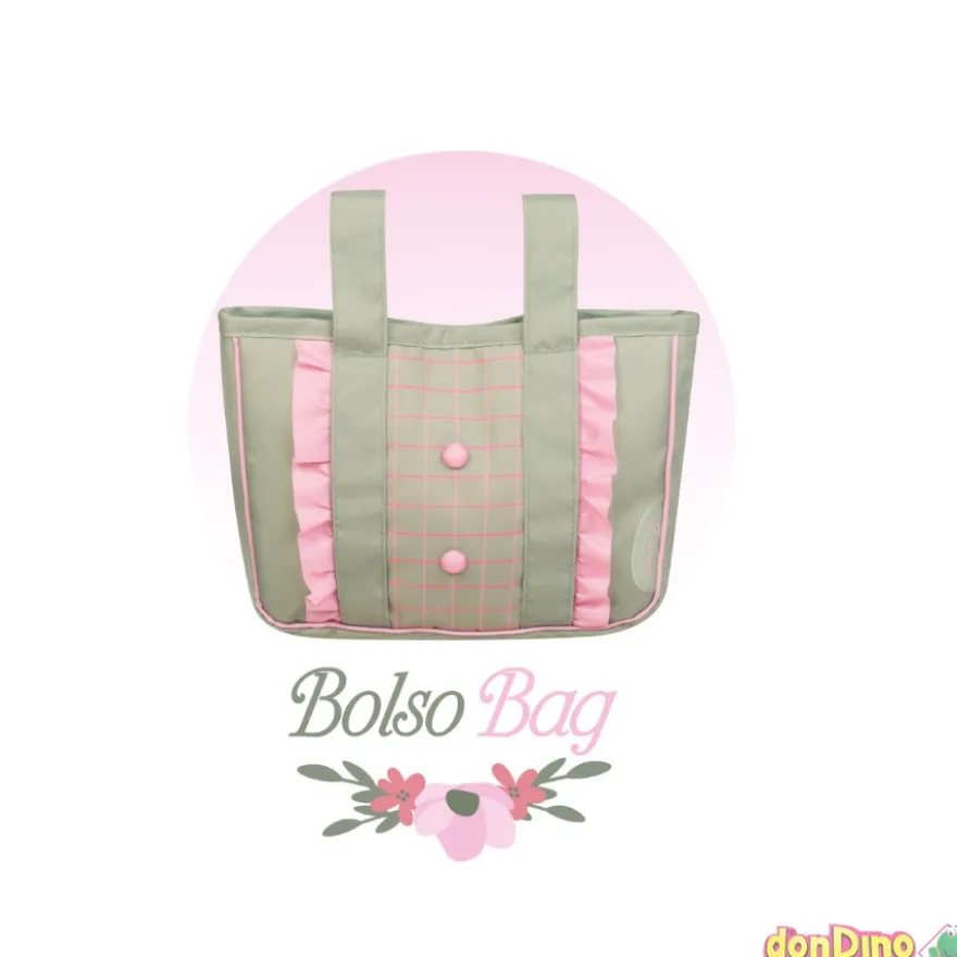 Coche reborn botanic con sombrilla y bolso - plegable - 105x90x40 cm.