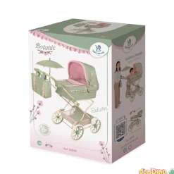 Coche reborn botanic con sombrilla y bolso - plegable - 105x90x40 cm.