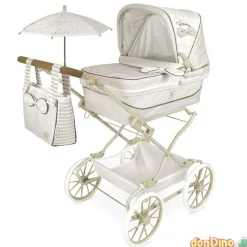 Coche reborn verona c/sombrilla plegable y c/bolso 105x90x40 cm.