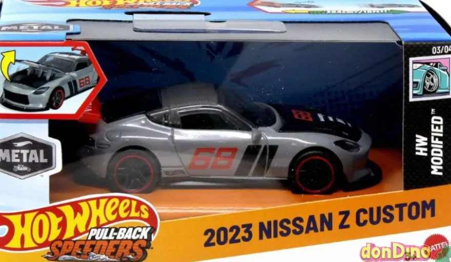 Coche speeders pull-back hot wheels metal