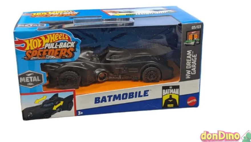 Coche speeders pull-back hot wheels metal