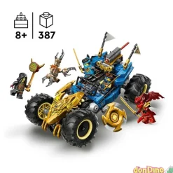 Coche transformable de jay lego ninjago - 387 pzas.