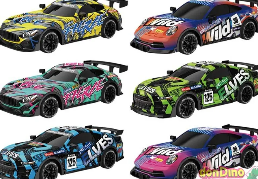 Coche tuning perfect r/c 1:18 con luz - surtidos