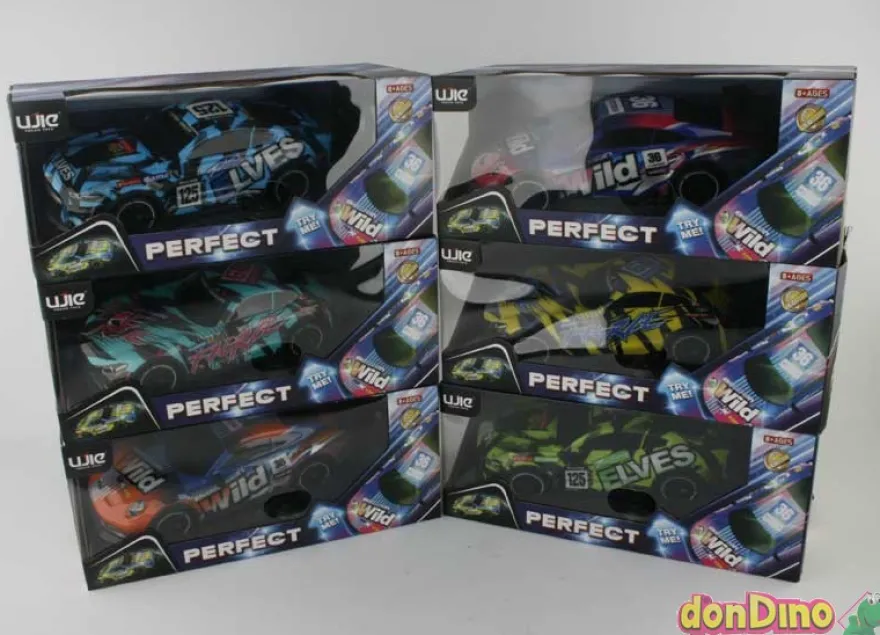 Coche tuning perfect r/c 1:18 con luz - surtidos