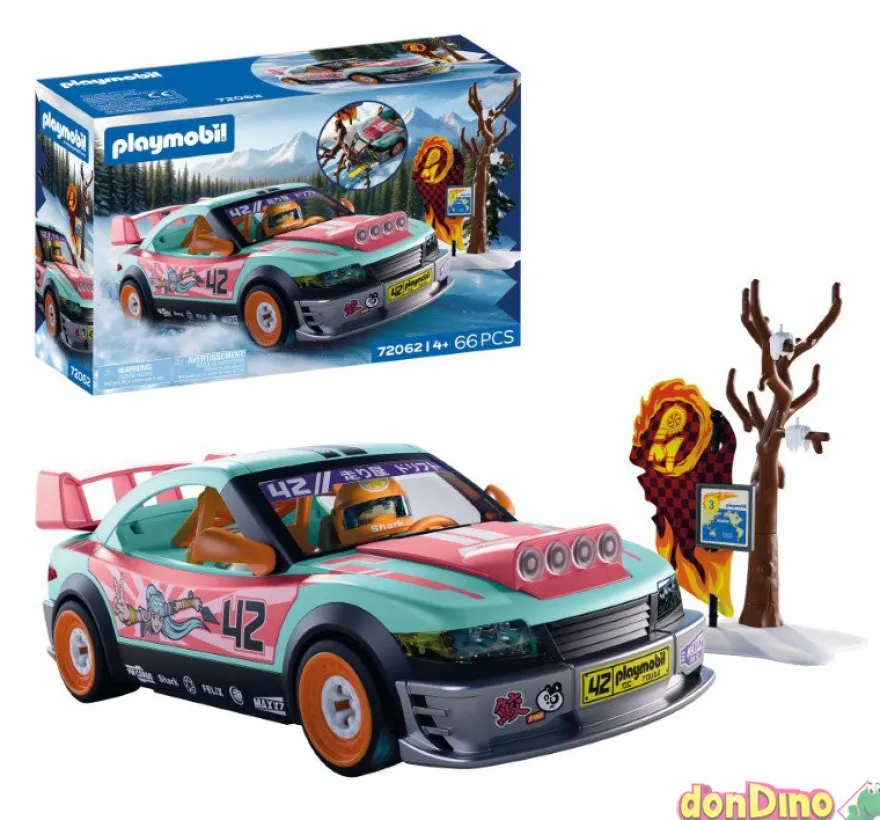 Coche tuning todoterreno playmobil 66 pzas.