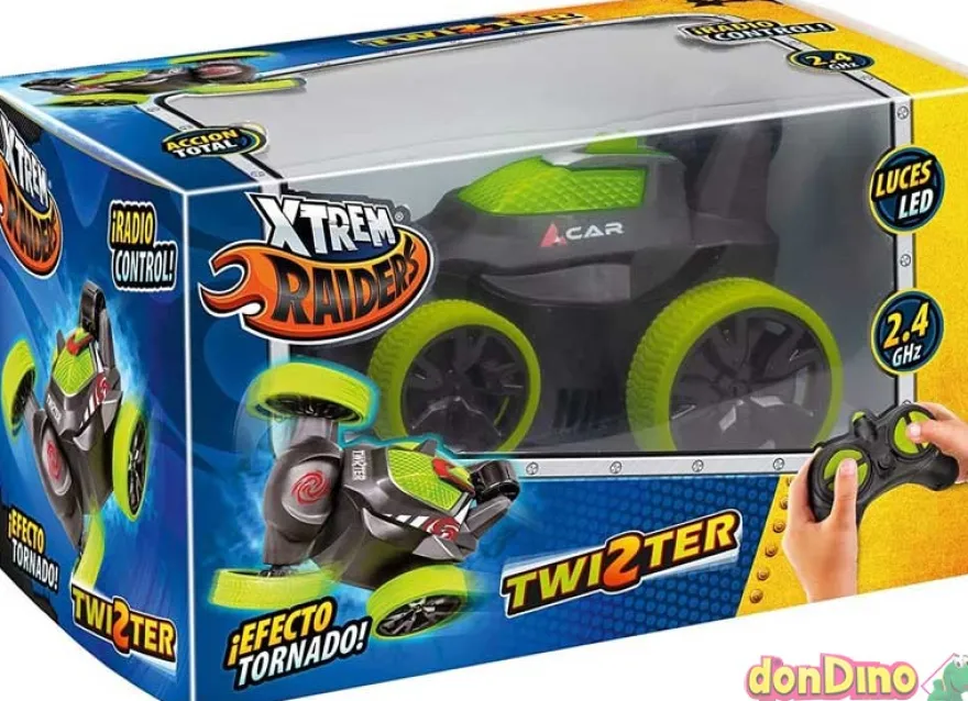 Coche twister r/c xtreme raiders luces led - 2.4 ghz