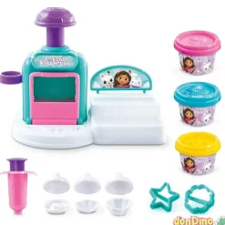 Cocina plastilina de muffin la casa de muñecas de gabby - 3 botes