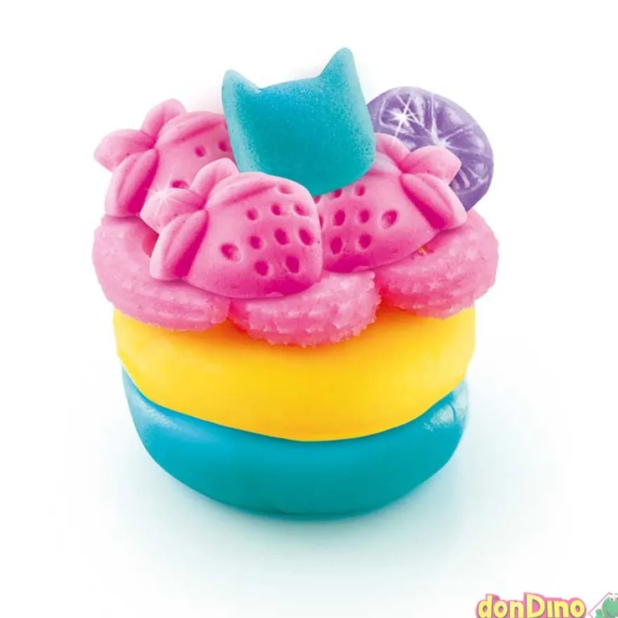 Cocina plastilina de muffin la casa de muñecas de gabby - 3 botes