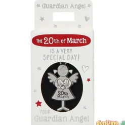 Colgante angel de la guarda 365dias elige tu fecha