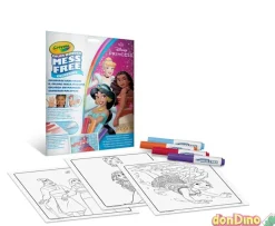 Colorea sin manchas princesas 18 paginas para colorear y 4 rotuladores