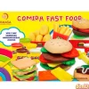 Comida fast food plastilina