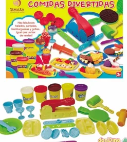 Comidas divertidas plastilina