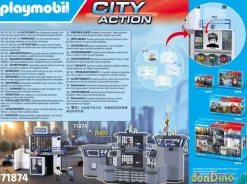Comisaria sala de investigacion playmobil city action - con luz - 129 pzas.