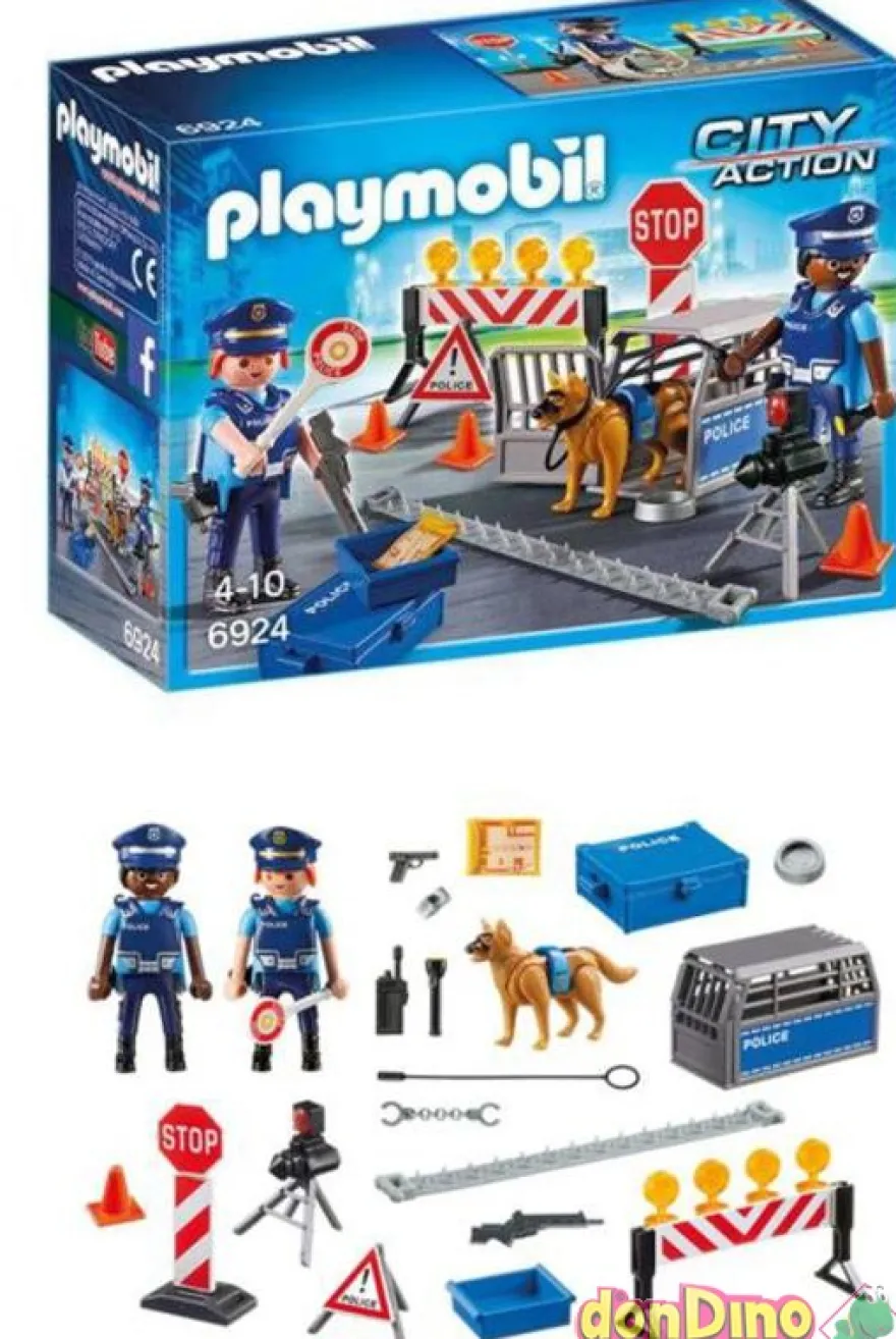 Control de policia playmobil city city action - 48 pzas.