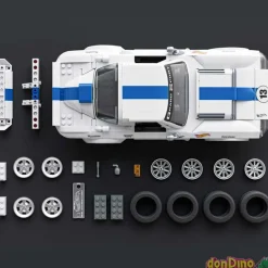 Corvette grand sport construccion hot wheels - 918 pzas.