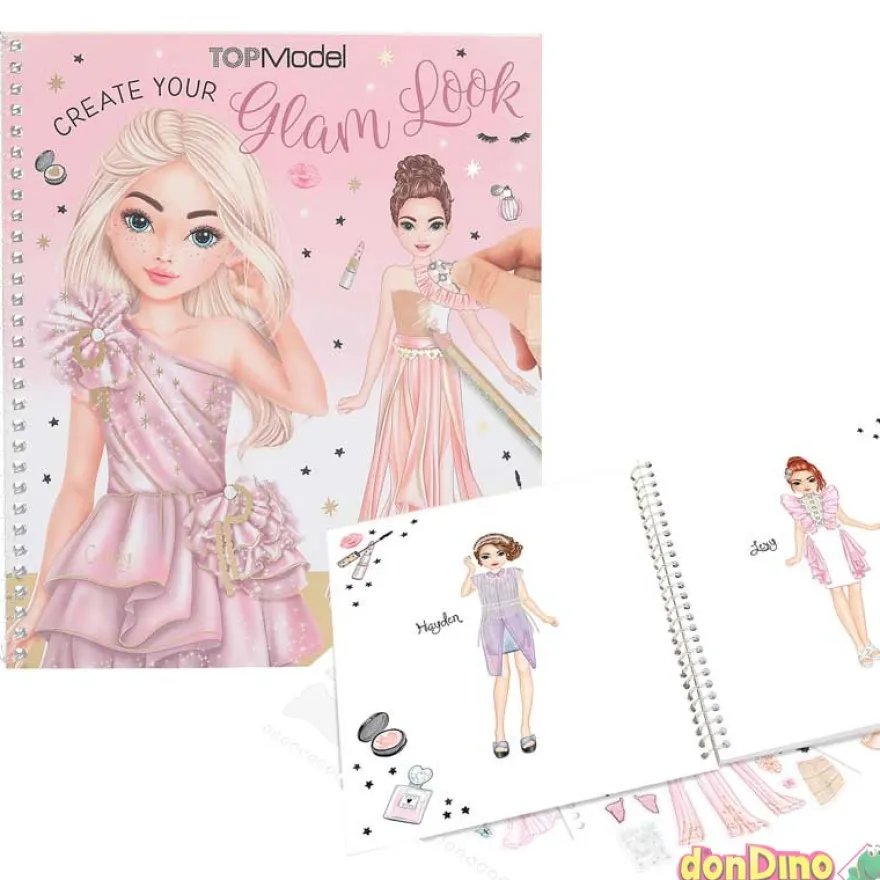 Create your glam look top model