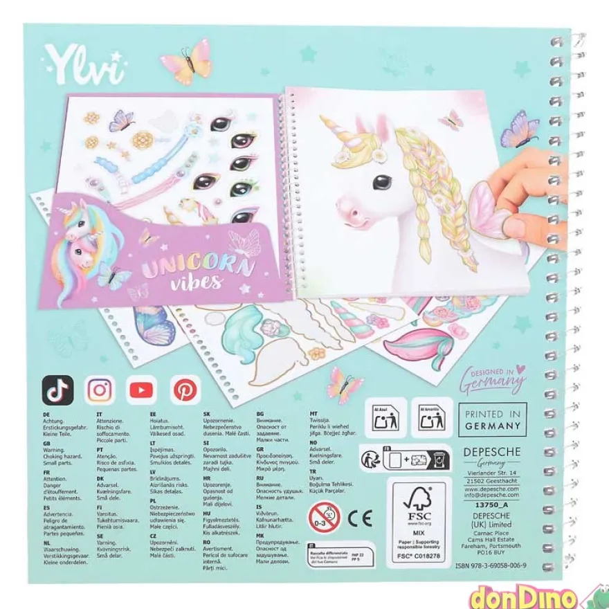 Create your special unicornio ylvi