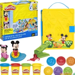 Crea una historia play-doh mickey mouse disney - 4 botes