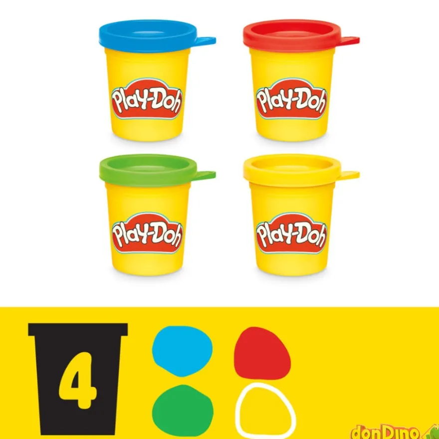 Crea una historia play-doh mickey mouse disney - 4 botes