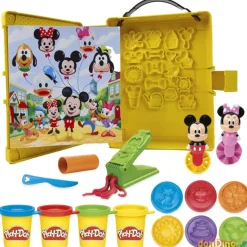 Crea una historia play-doh mickey mouse disney - 4 botes