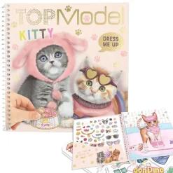 Cuaderno calcomanias top model