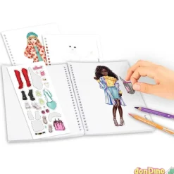 Cuaderno colorear top model