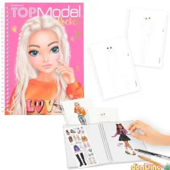 Cuaderno colorear top model