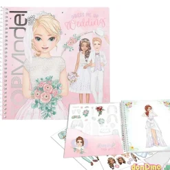 Cuaderno con calcomanias top model