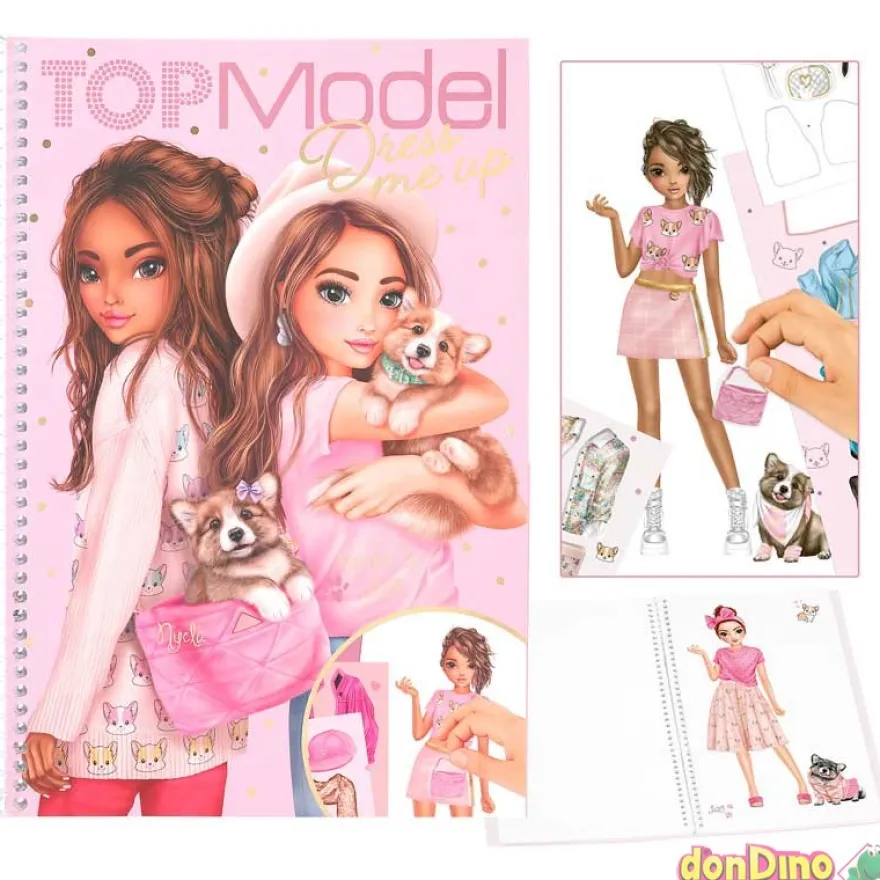 Cuaderno dress me up top model