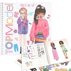 Cuaderno dress me up top model