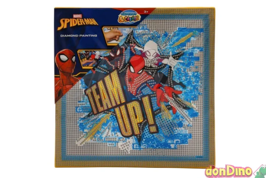 Cuadro diamonds & create spider-man