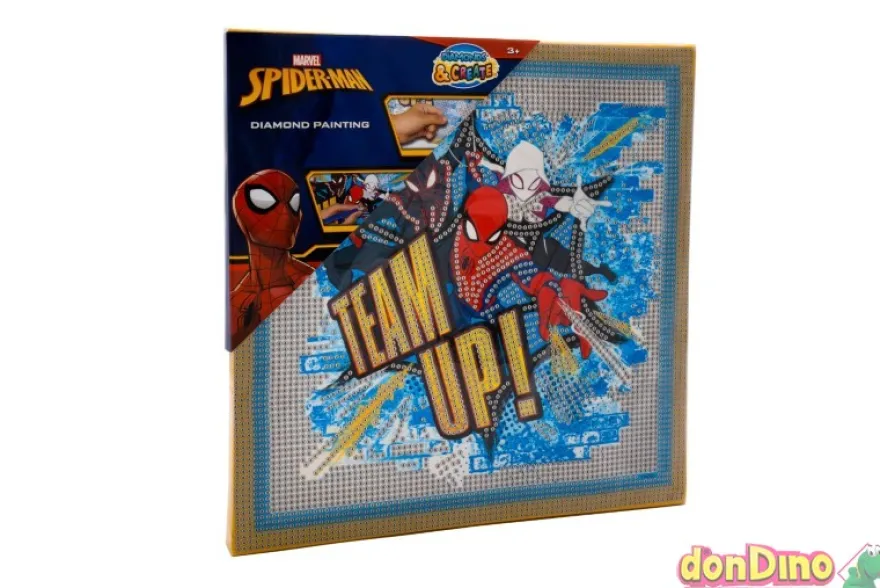 Cuadro diamonds & create spider-man