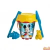 Cubo playa equipado mickey c/moldes