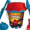 Cubo playa equipado spider-man con moldes